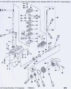 Shear Pin Kit 2.5and 3.3hp models (click for enlarged image)